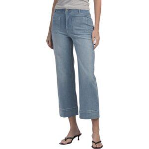 BAGATELLE COLLECTION Pocket Front Cropped Denim Jeans